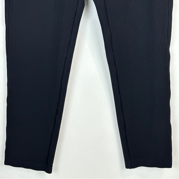 Armani Collezioni Black Viscose Knit Tapered Trousers 8 - Picture 3 of 6